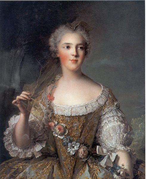 Jean Marc Nattier Madame Sophie of France Norge oil painting art